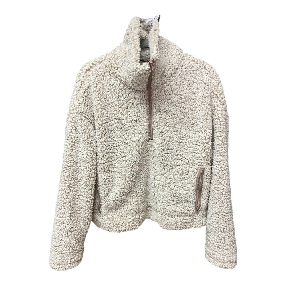 Thread and supply Cream Sherpa Jacket size S